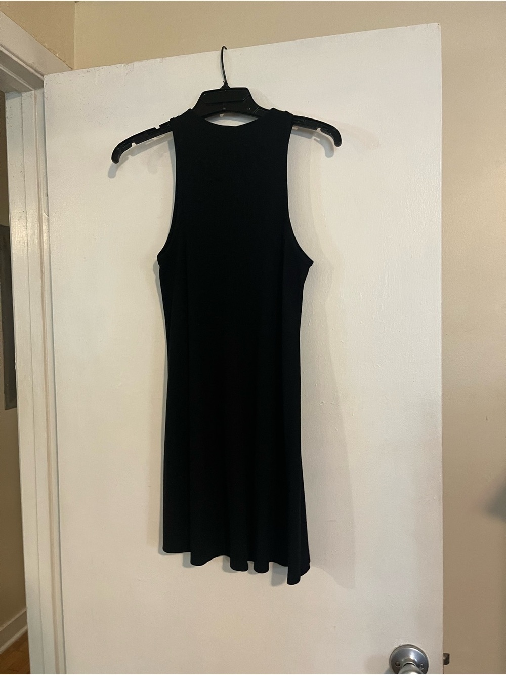 Impressions Black Sleeveless Mini Dress